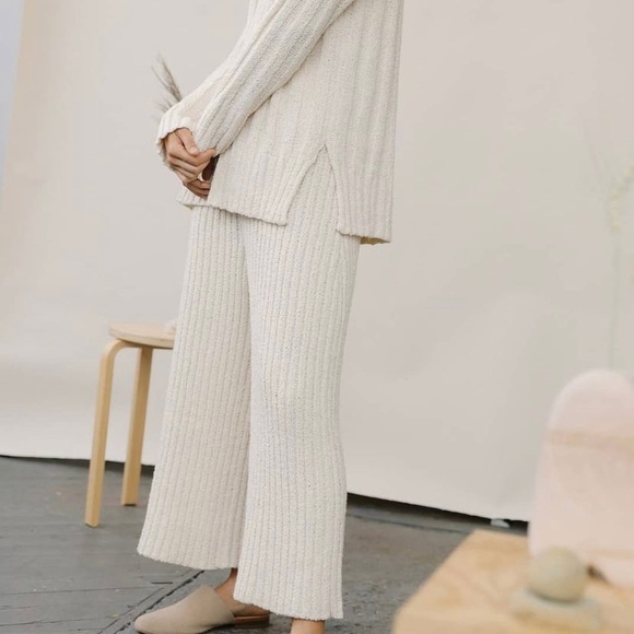 SOLD via IG - Kordal Studio Florence Ribbed Pant, Cream, Medium - Picture 2 of 6